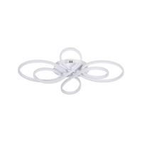 LED-DECKENLEUCHTE Falterstil 66/41/9.5 cm - Weiß, Metall (66/41/9.5cm) - Nettlife