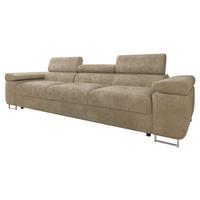 SOFA Torezio 3 - Sandfarben, Holz/Textil (263/90/102cm) - MIRJAN24