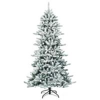WEIHNACHTSBAUM 210CM Weiß - Weiß, Kunststoff (210cm) - COSTWAY