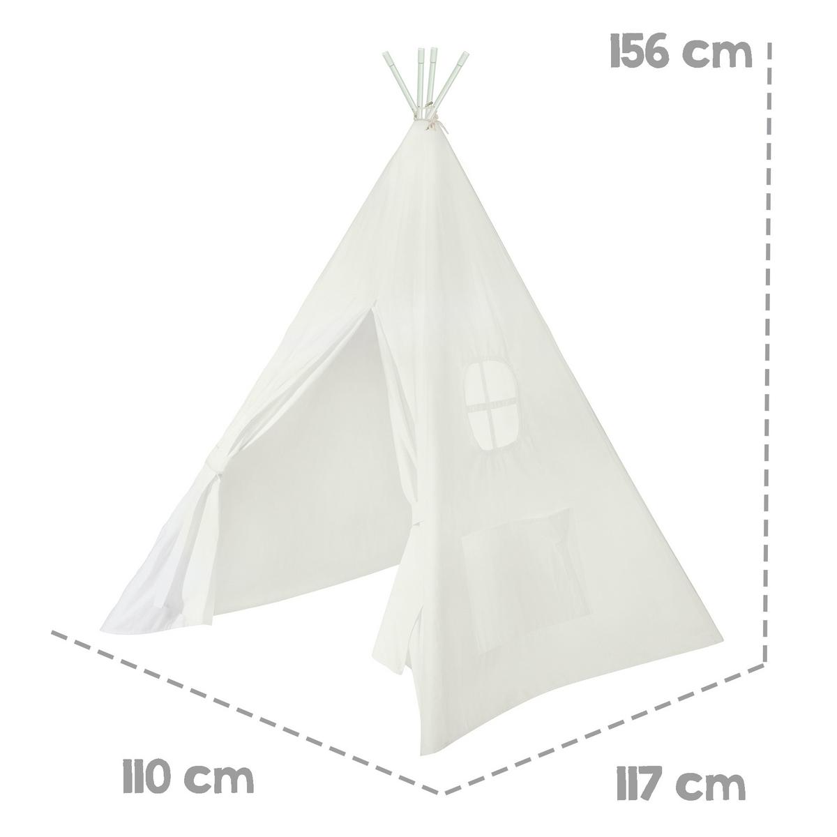 INDIANERZELT 'Tipi' - Beige, Textil (110/156/117cm) - Roba