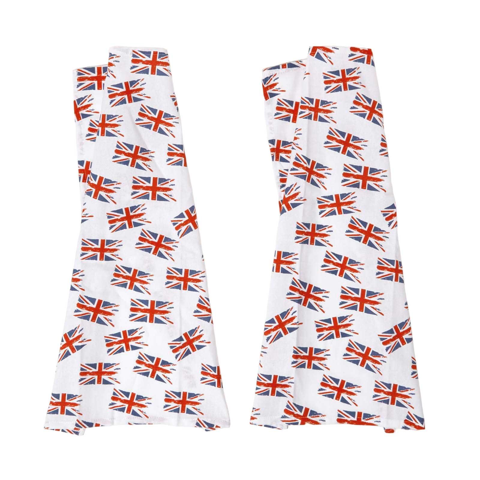 GESCHIRRTÜCHER-SET Union Jack 2-teilig, 100% Baumwolle - Multicolor, Textil (45/65cm) - Homescapes