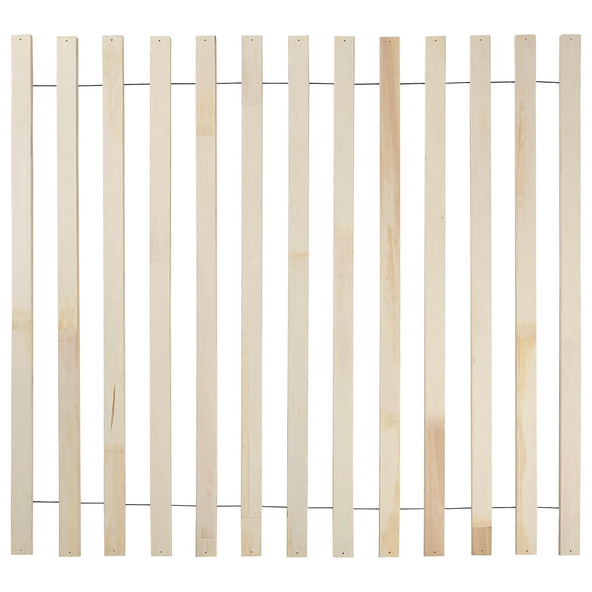BETT mit Lattenrost 160/200 cm MDF-Platte Braun Toucy - Braun, Holz (160/200cm) - Beliani