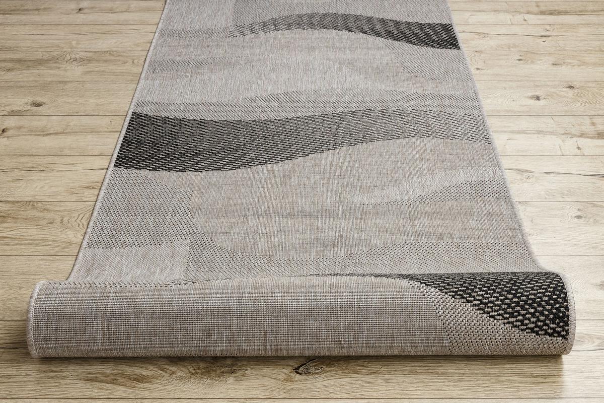 LÄUFER SIZAL FLOORLUX 80/150 cm - Silberfarben, Textil (80/150cm) - rugsX
