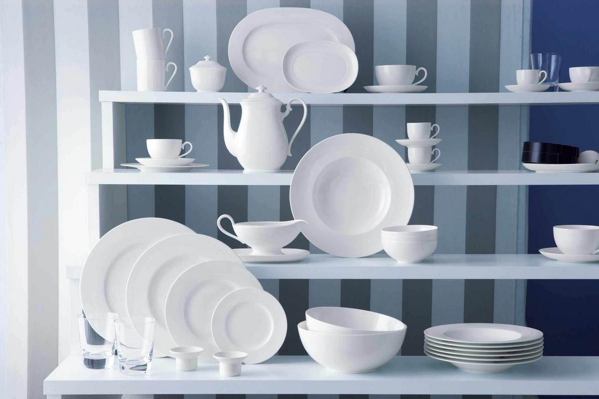 STARTER-SET Royal weiß 18-tlg. - Weiß, Keramik (2/2/2cm) - Villeroy & Boch