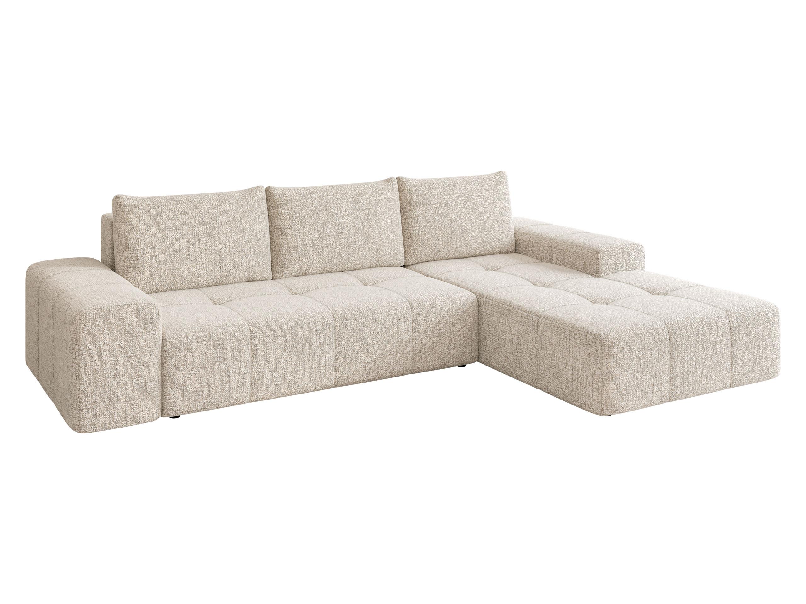 ECKSCHLAFSOFA Tonseo L, Seite: Rechts - Schwarz/Naturfarben, Holz/Kunststoff (275/173cm) - MIRJAN24