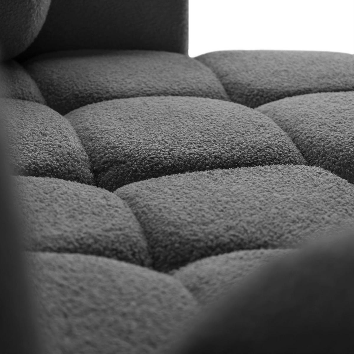 AUSZIEHBARES Ecksofa GAMMA mit Schlaffunktion Quelle 92 - Grau, Textil (217/145cm) - Lookway