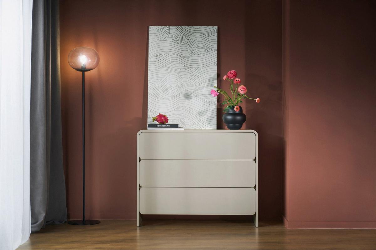 KOMMODE Lummo Kaschmir 100 cm - Kaschmir, Holzwerkstoff (100/80.5/39cm) - Selsey