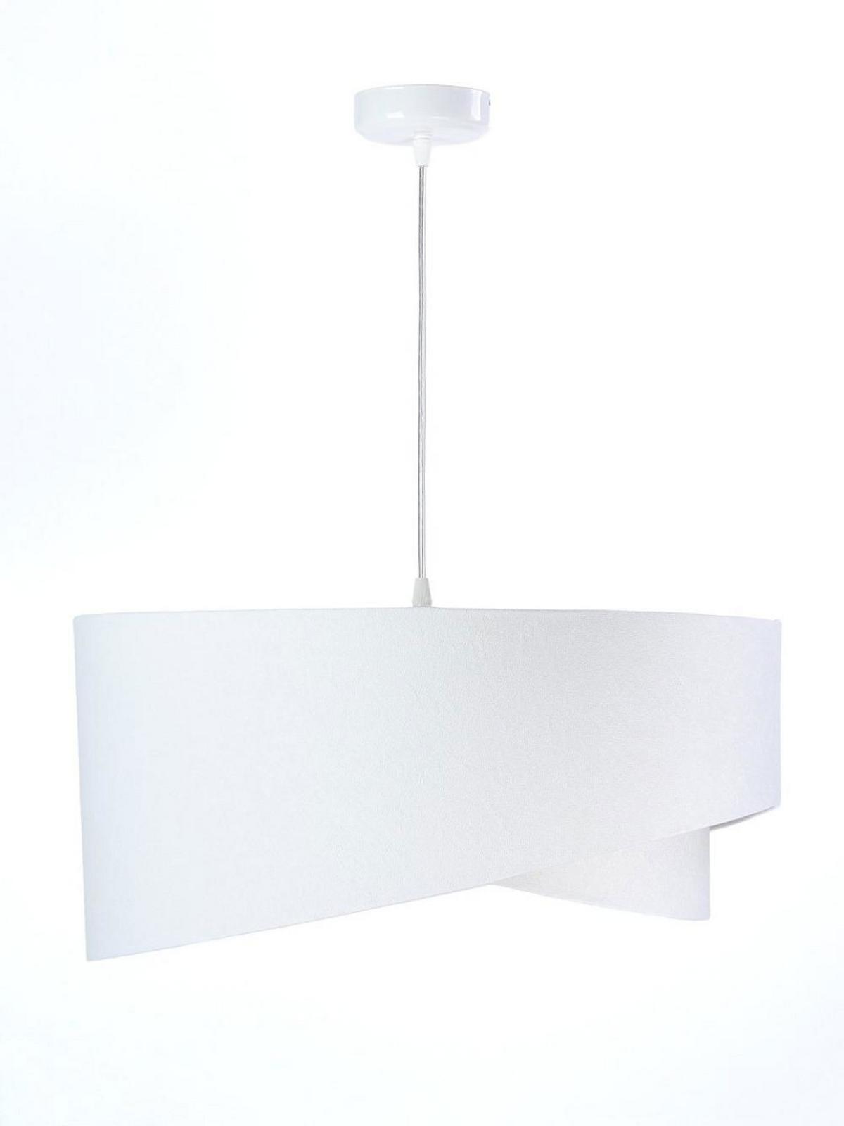 HÄNGELEUCHTE Lila 50/23 cm - Lila/Weiß, Kunststoff (50/1.3/23cm) - ONZENO