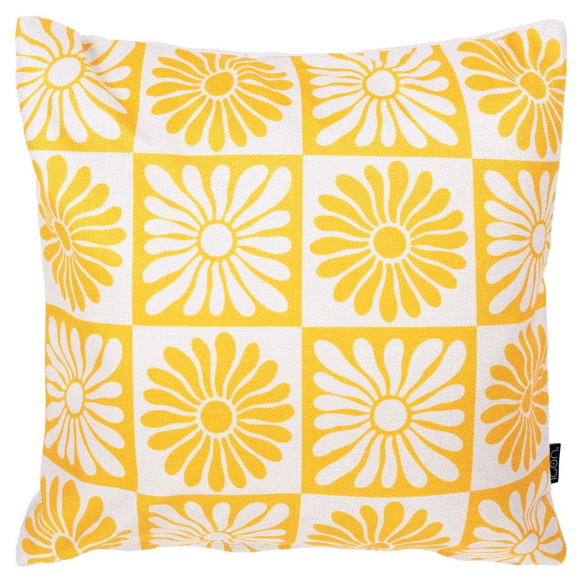 OUTDOORKISSEN 4er Set - Gelb, Textil (43/43cm) - icon
