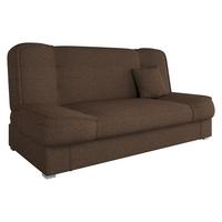 SCHLAFSOFA Gabi - Silberfarben/Braun, Holz/Kunststoff (175/80/80cm) - MIRJAN24