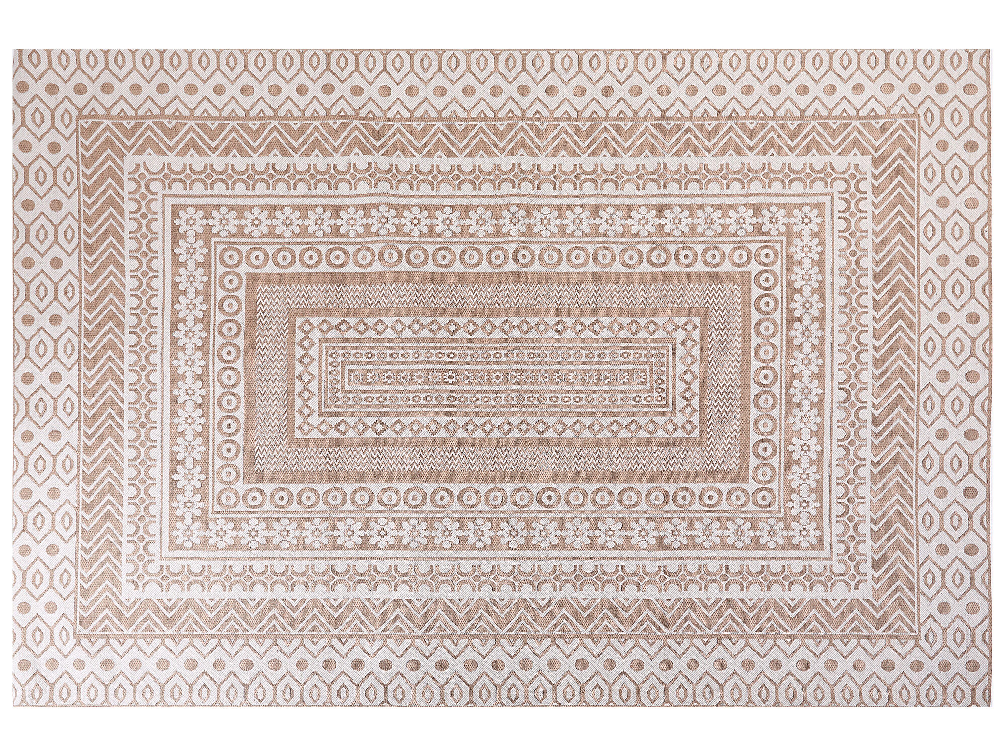 KURZFLOR-TEPPICH Baglar 300/200 cm - Beige, Naturmaterialien (200/300cm) - Beliani