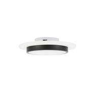 LED-DECKENLEUCHTE Harmonie 23.5/23.5/7 cm - Schwarz/Weiß, Kunststoff (23.5/23.5/7cm) - Nettlife