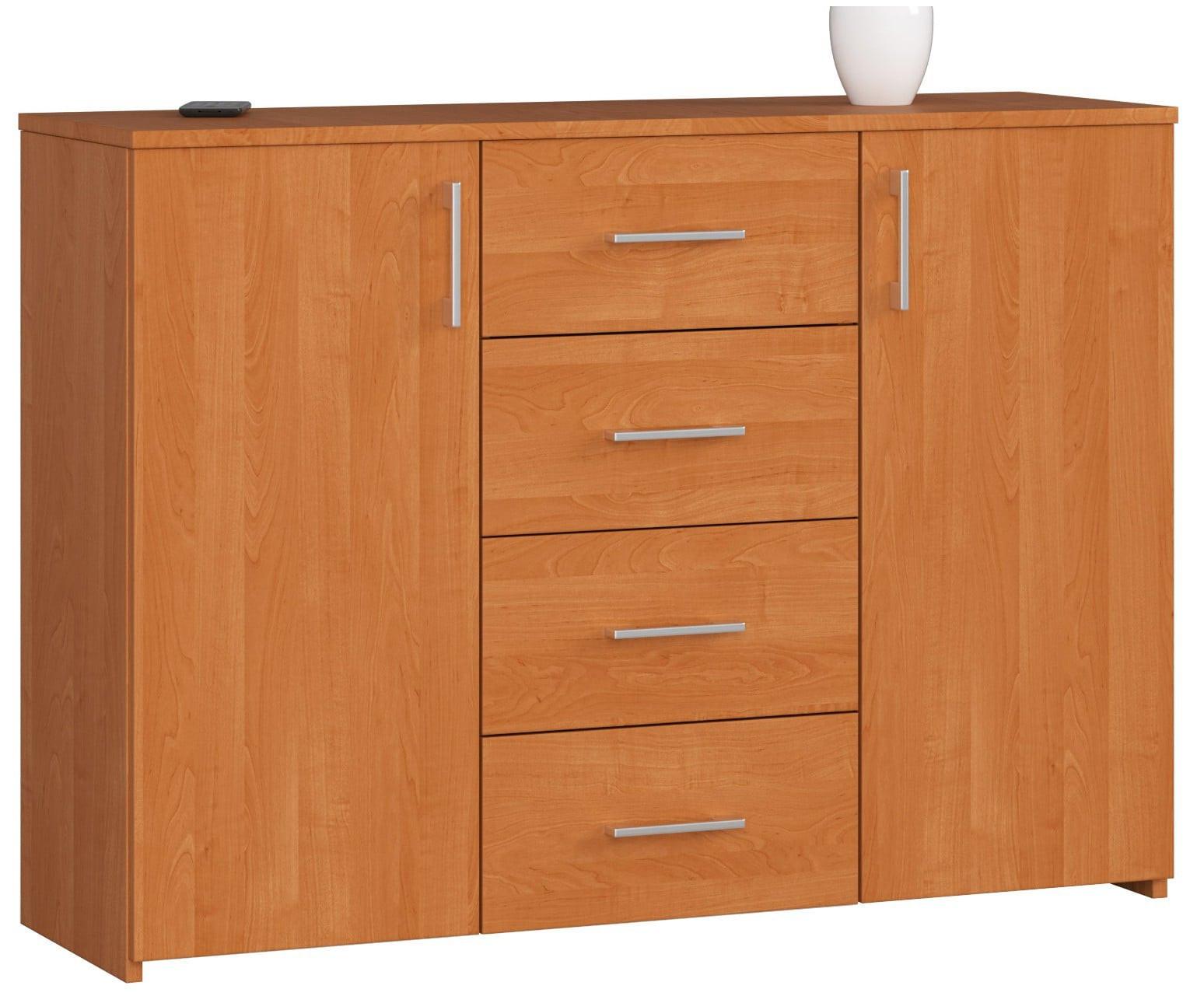 KOMMODE Erlefarben 80/110/35 - Erlefarben, Textil (110/80/35cm) - RAUMHIRSCH FURNITURE