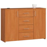 KOMMODE Erlefarben 80/110/35 - Erlefarben, Textil (110/80/35cm) - RAUMHIRSCH FURNITURE