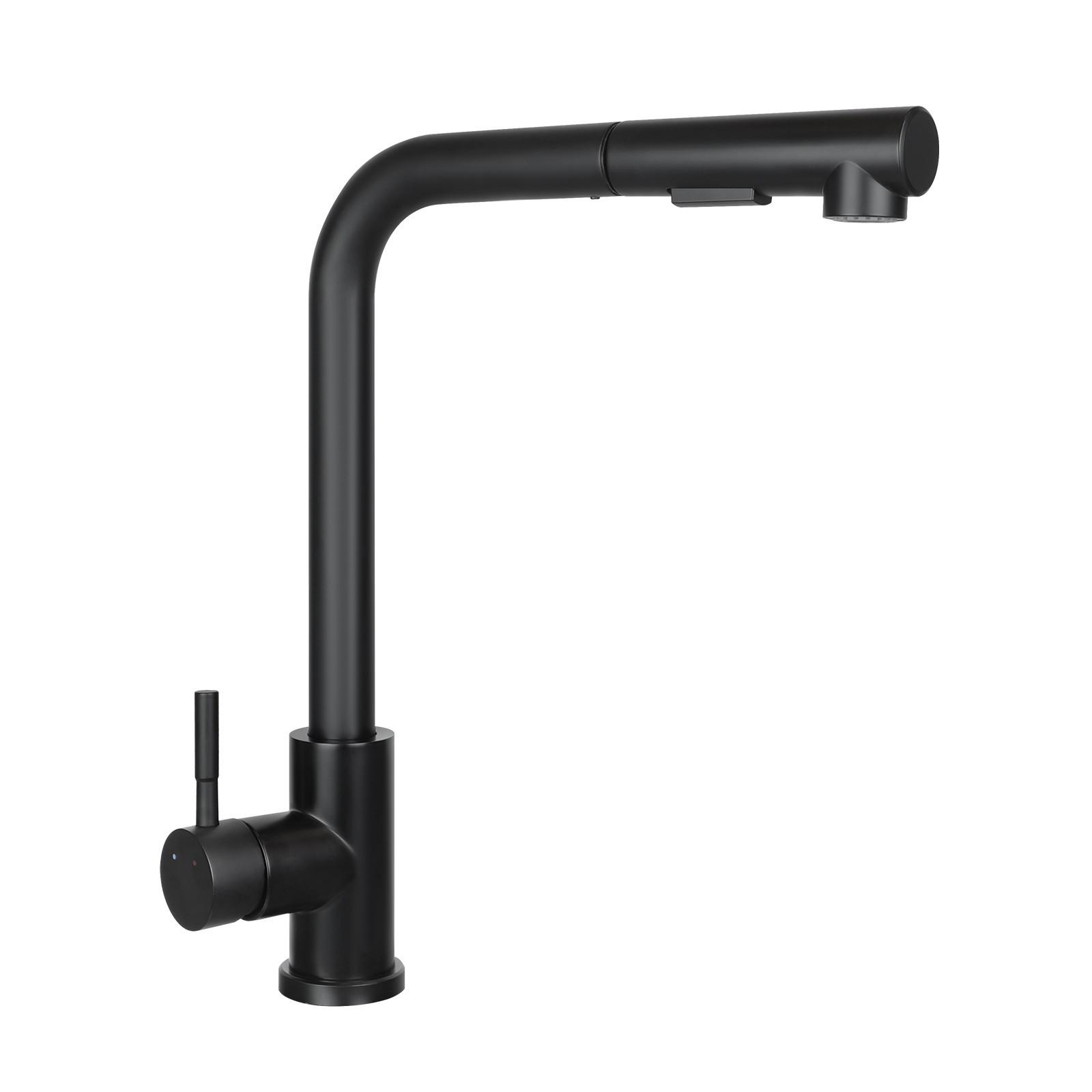 KÜCHENARMATUR MOMENT 32/26/34 cm - Schwarz, Metall (26/34/32cm) - Nettlife
