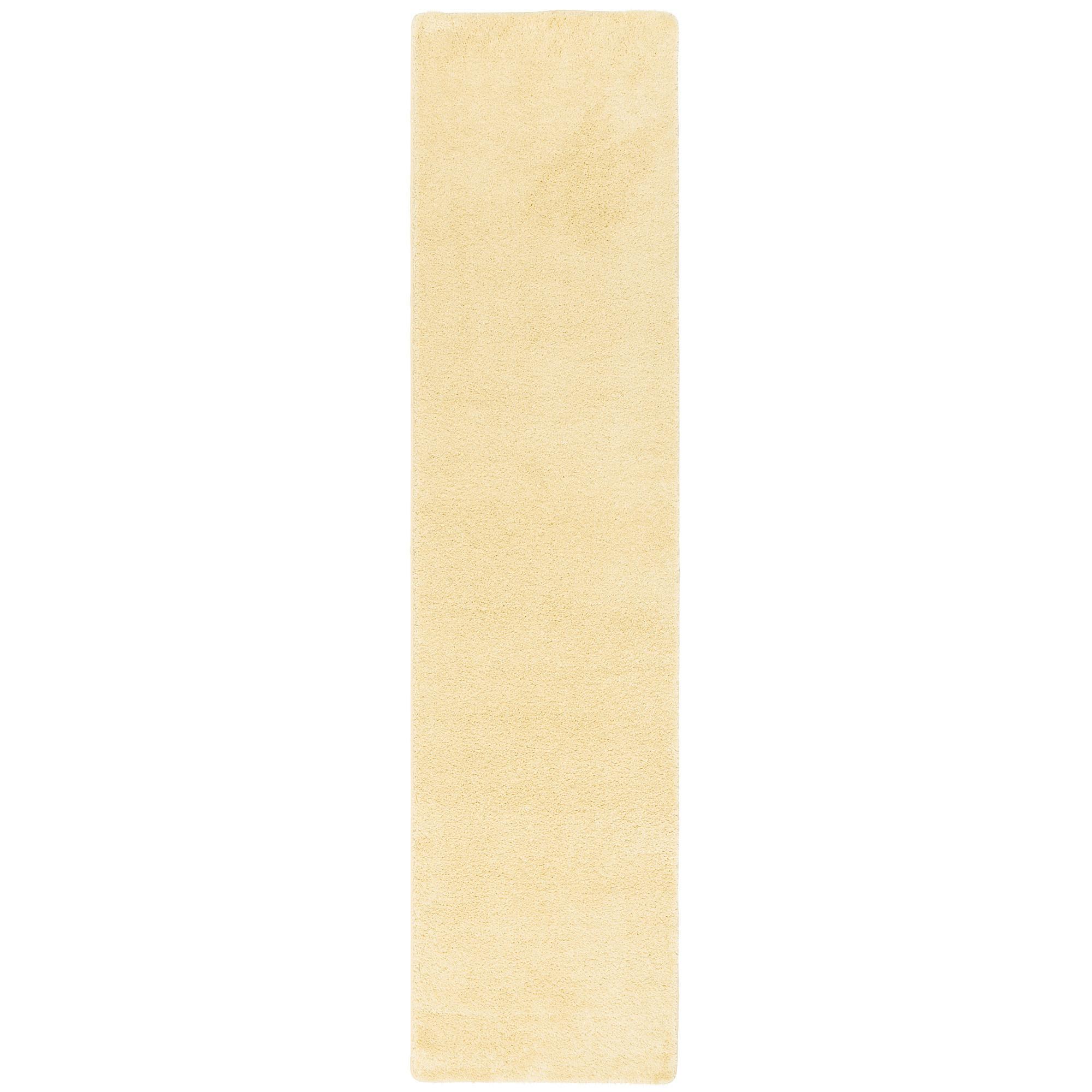 HOCHFLOR SHAGGY LÄUFER TEPPICH PALACE - Naturfarben, Textil (80/160cm) - Snapstyle