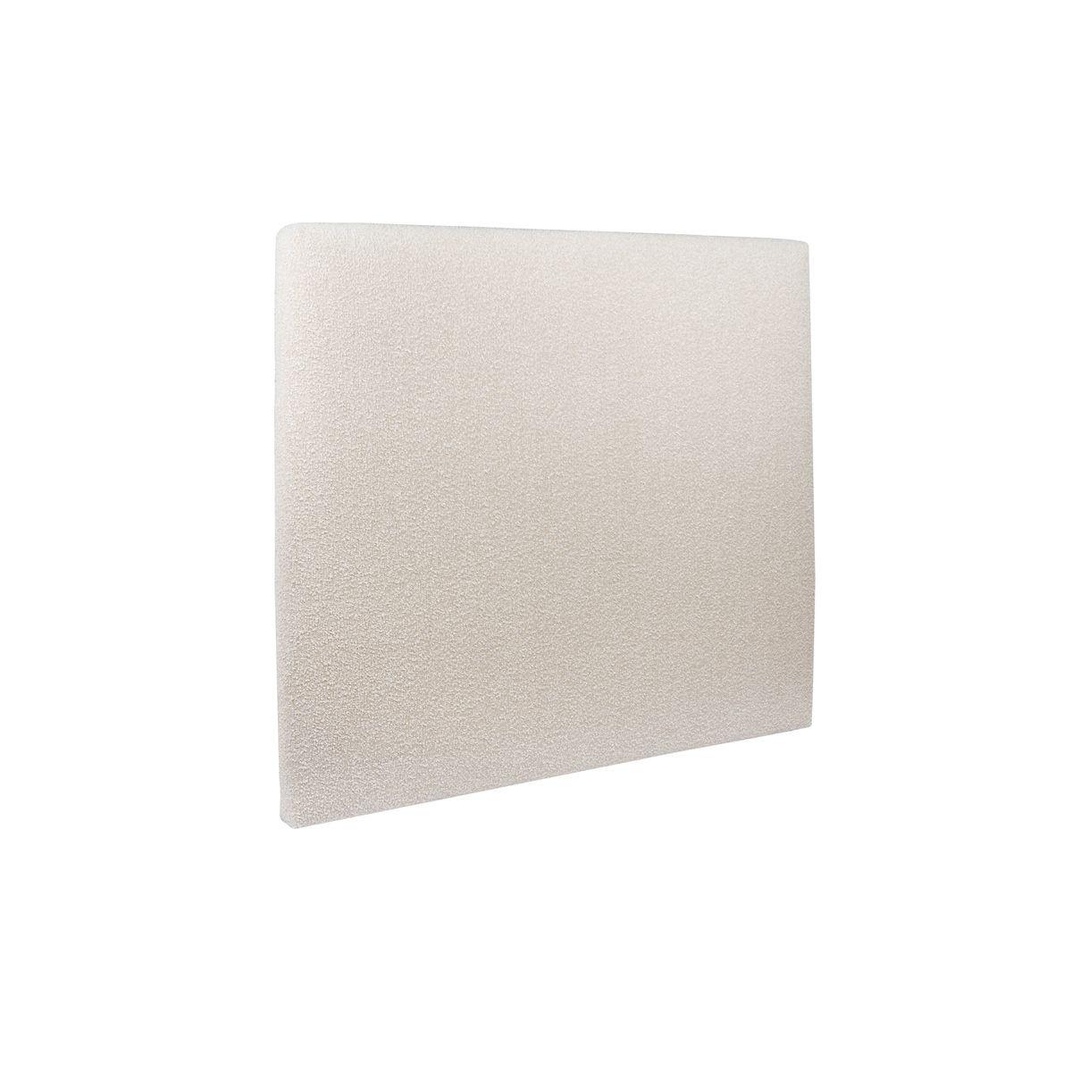 KOPFTEIL gepolstertes – hellbeiger Bouclé-Stoff - 140 cm - Beige, Karton/Holz (140/120/10cm) - Sommeil de Plomb