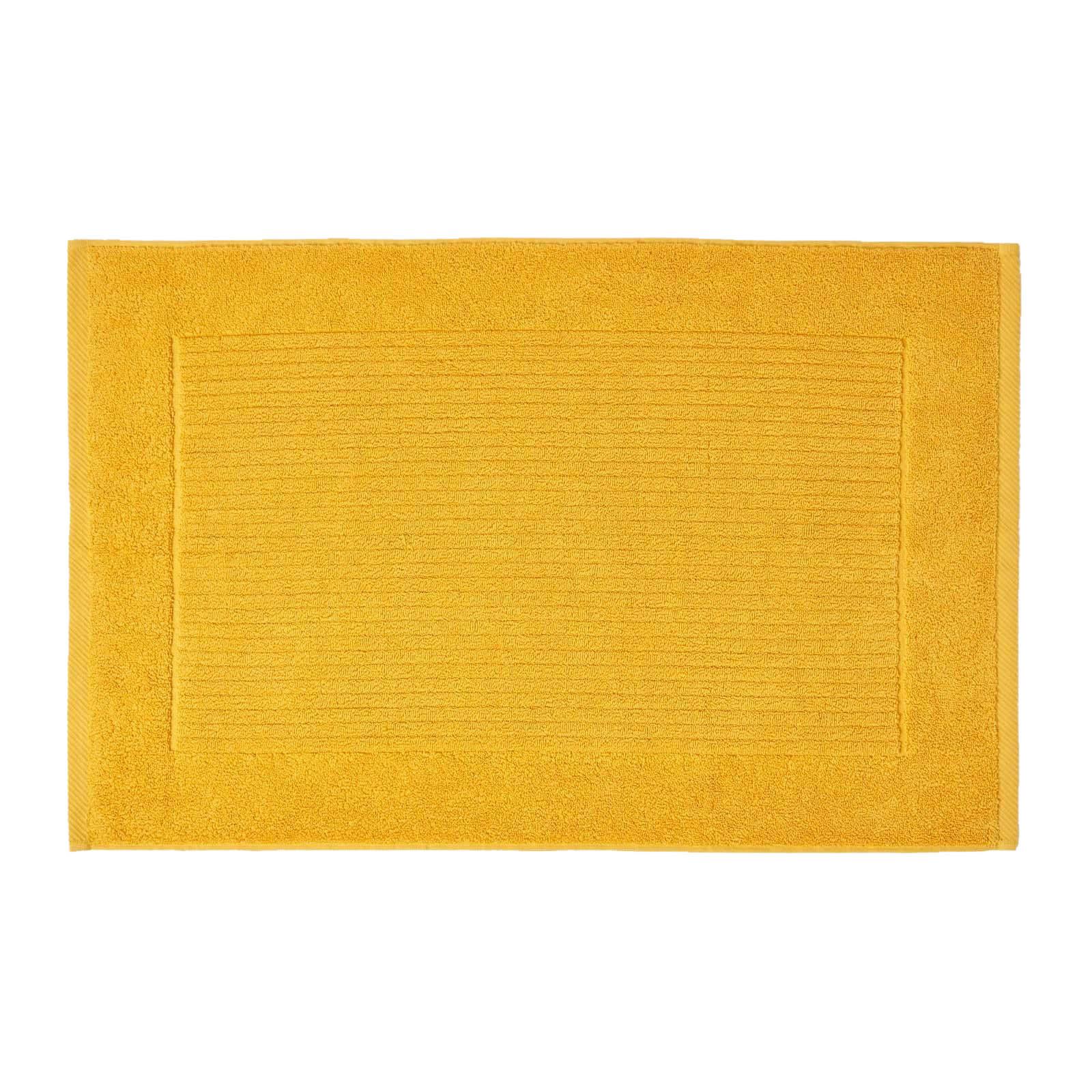 BADEMATTE Imperial 50/80 cm, Baumwolle - Gelb, Textil (50/80cm) - Homescapes