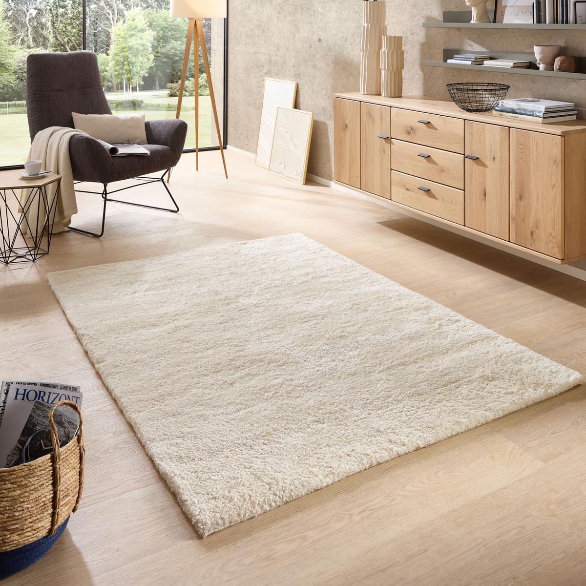 WOLLTEPPICH Cloud 250x300 cm - Weiß, Textil (250/300cm) - Natur Pur