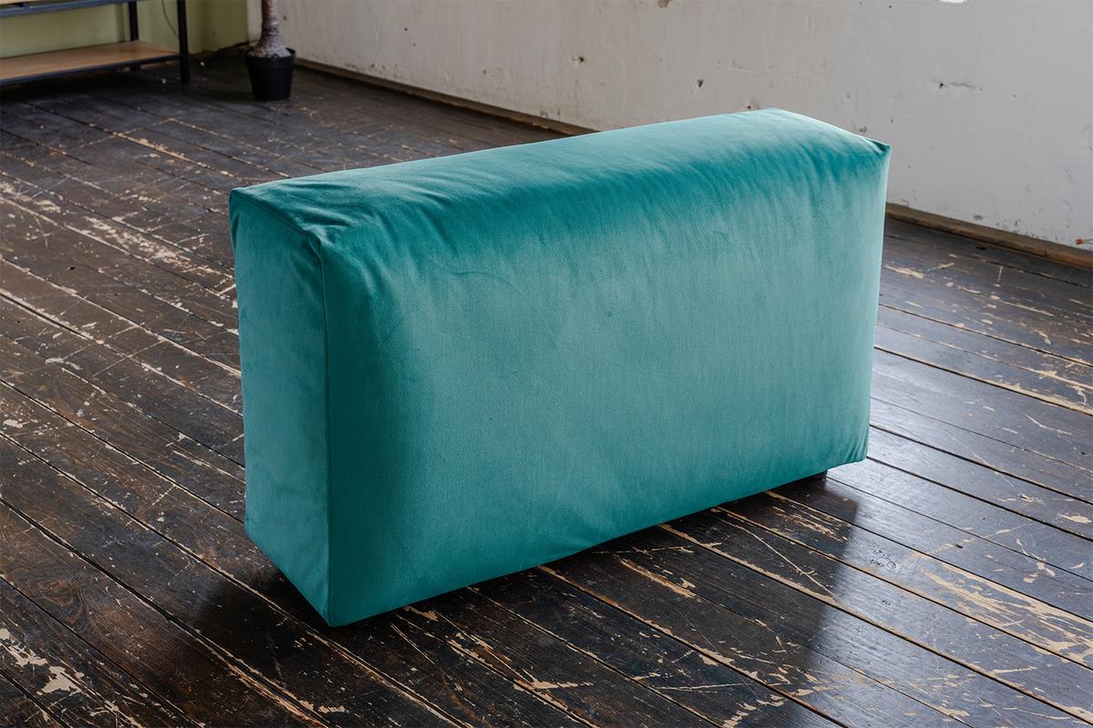 ARM- / RÜCKENLEHNE MIA Grün Velvet - Schwarz/Grün, Kunststoff/Textil (120/72/40cm) - KAWOLA