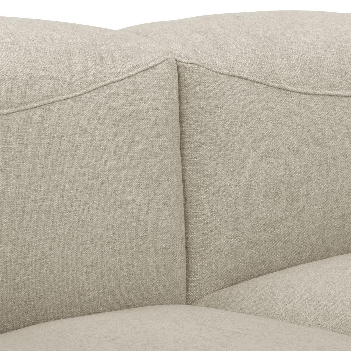 SOFA 3-Sitzer Kattrina Flachgewebe creme - Creme, Kunststoff (100/73/275cm) - 58aufmkessel