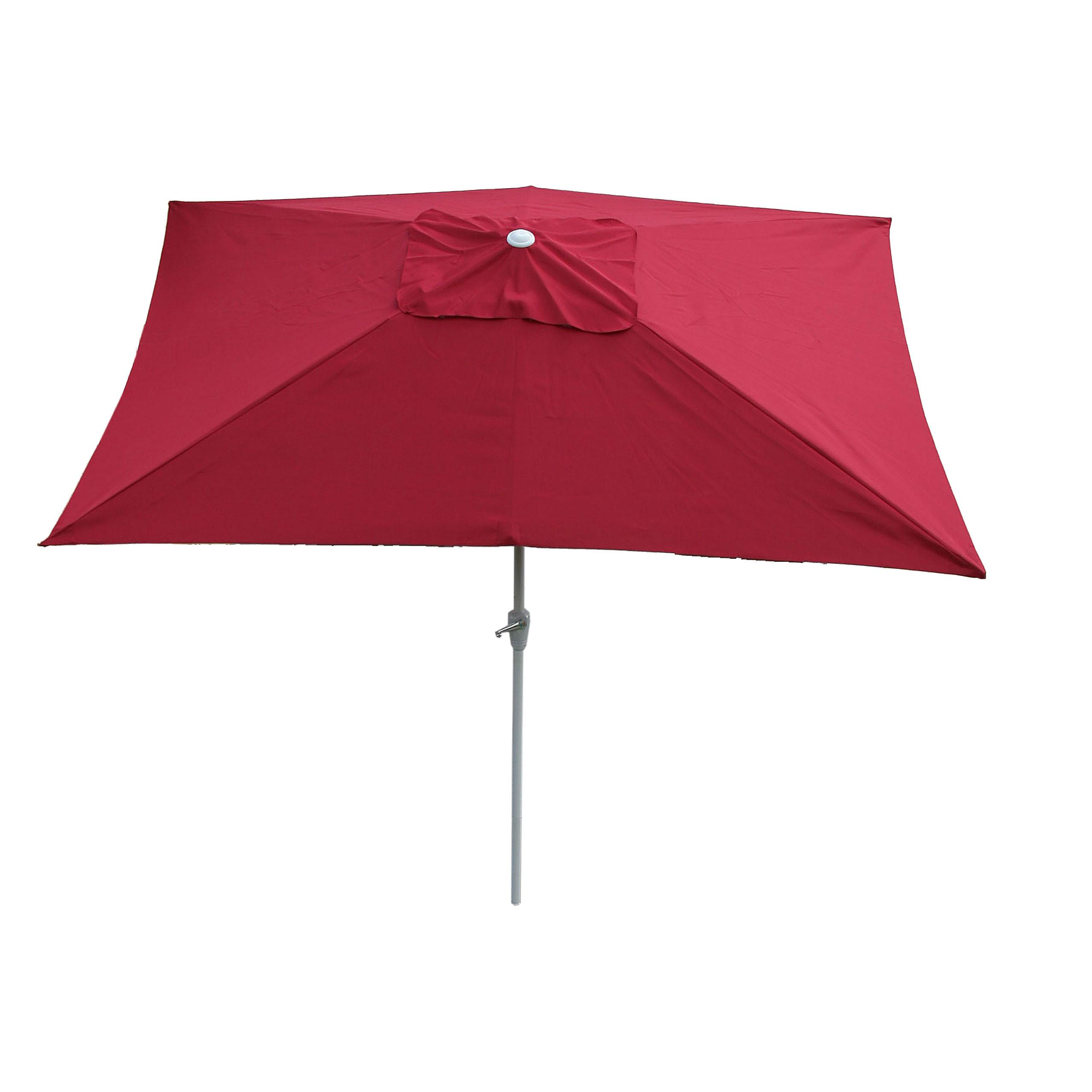 SONNENSCHIRM Bordeaux - Bordeaux, Textil (192/295cm) - MCW