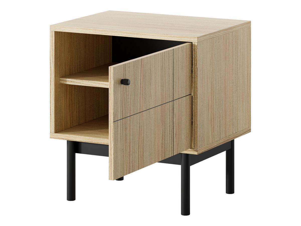 NACHTTISCH GIAPPONESE 53,5/56,5/39 cm Eichefarben - Eichefarben, Holzwerkstoff (53.5/56.5/39cm) - MASSENO