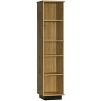 BÜCHERREGAL KIMA 40/175,6/36 cm Wohnzimmerregal Hochschrank Regal Eiche Wotan - Eiche Wotan, Holzwerkstoff (40/175.6/36cm) - MASSENO