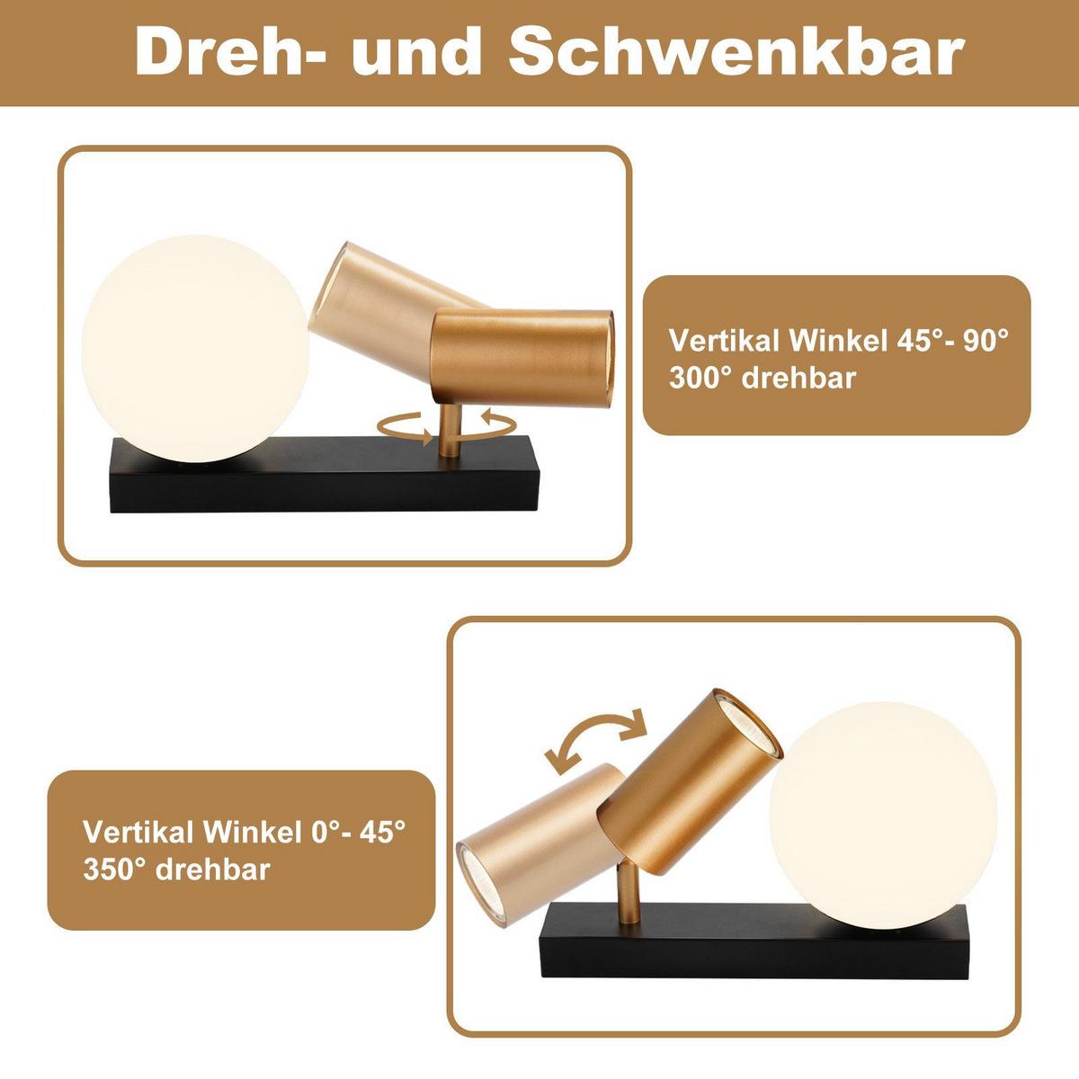 DECKENSTRAHLER Ellis 1-flammig 25/13/17.5cm - Schwarz, Metall (25/13/17.5cm) - Nettlife