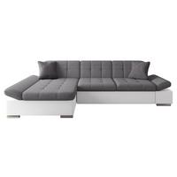 ECKSOFA Montana, Seite: Links - Weiß, Holz/Textil (278/161cm) - MIRJAN24