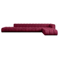 ECKSOFA modulares Sofa Zuvon-L3 - 478x177x70 cm Bordeauxrot - Bordeaux, Holzwerkstoff/Textil (478/177cm) - ALTDECOR