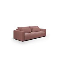 SOFA Schlafsofa Chaira - Rosa, Holzwerkstoff/Textil (238/85/103cm) - Fun Möbel