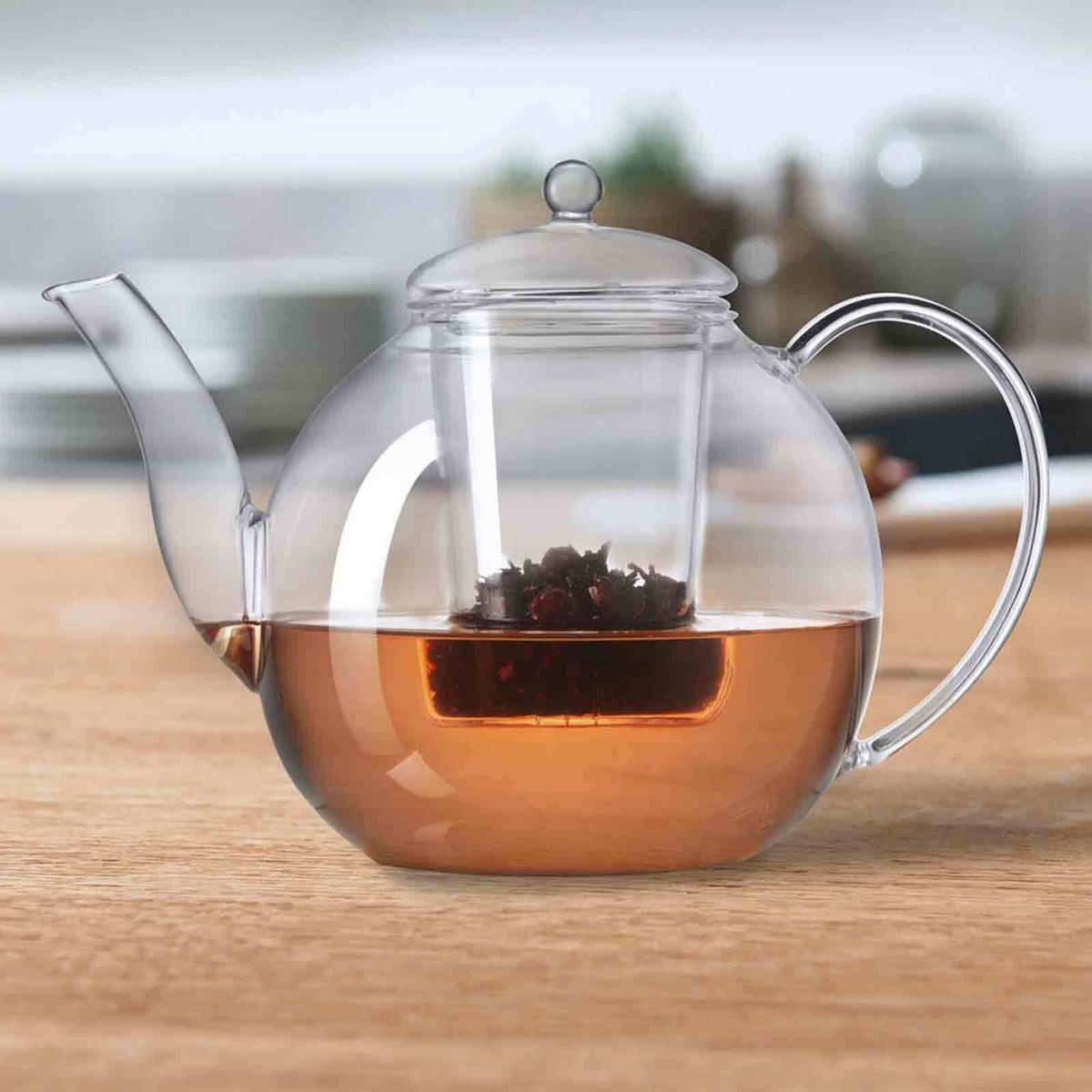 TEEKANNE Armonia transparent 1.2 l - Transparent, Glas (0.001L) - Leonardo Living