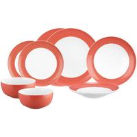 EINSTEIGER-SET Liberty Pure Colors Flamingo Red 8-tlg. - Rot, Keramik (2/2/2cm) - Seltmann Weiden