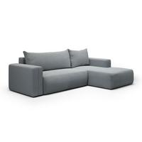 ECKSOFA Bliss 3 Sitzplätze Grau - Grau, Holz (268/163cm) - Petits-meubles