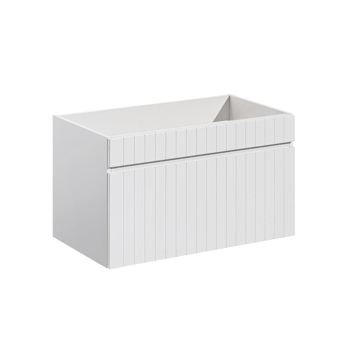 WASCHTISCHUNTERSCHRANK 80cm Zelie Weiß - Weiß, Holzwerkstoff (80/46/45cm) - Petits-meubles