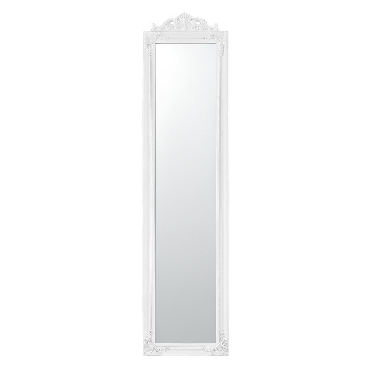 STANDSPIEGEL Arezzo - Weiß, Glas/Holz (28.5/160/140cm) - [en.casa]