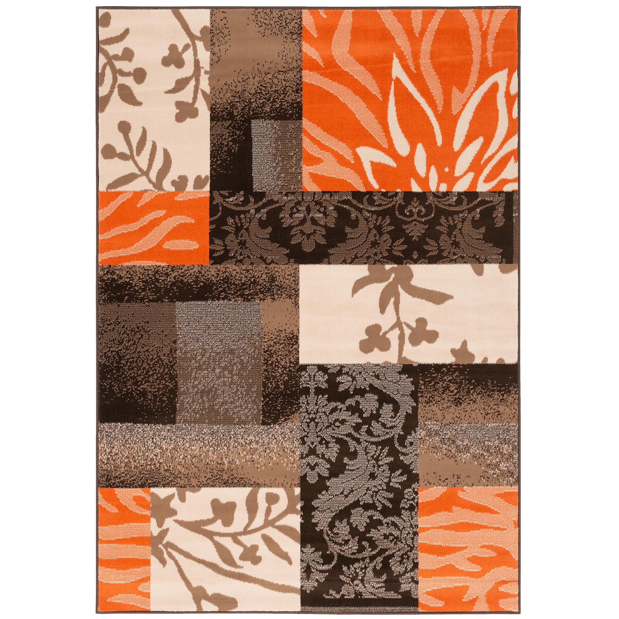 MODERN DESIGNER VELOURS TEPPICH SAMBA - Braun, Textil (120/170cm) - Pergamon
