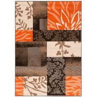 MODERN DESIGNER VELOURS TEPPICH SAMBA - Braun, Textil (120/170cm) - Pergamon