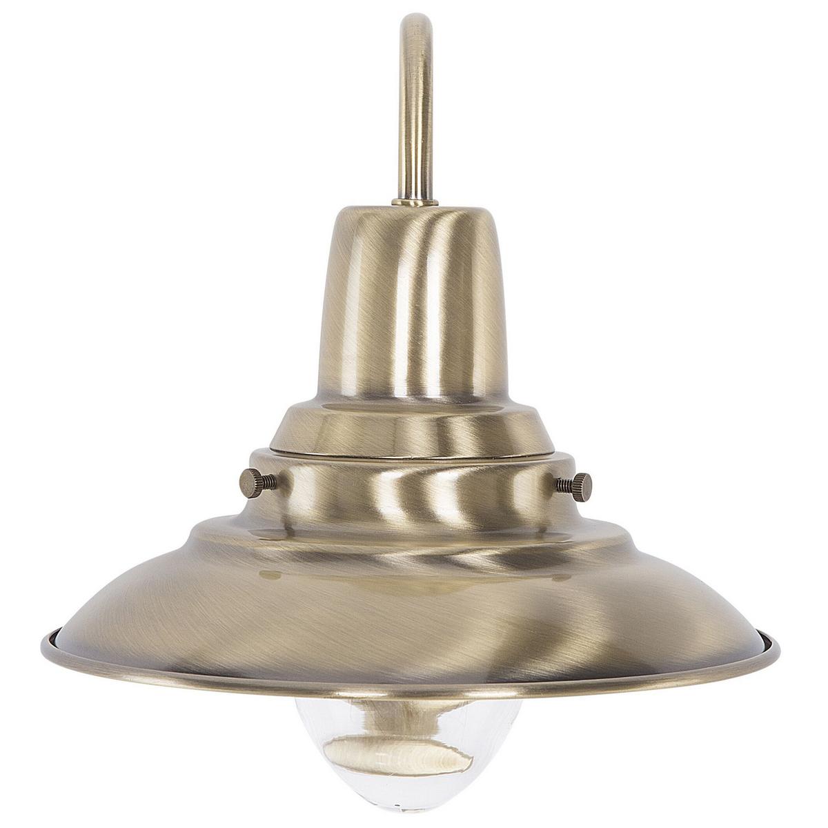 WANDLEUCHTE Luza 20/20/21 cm - Messingfarben, Metall (20/21/20cm) - Beliani