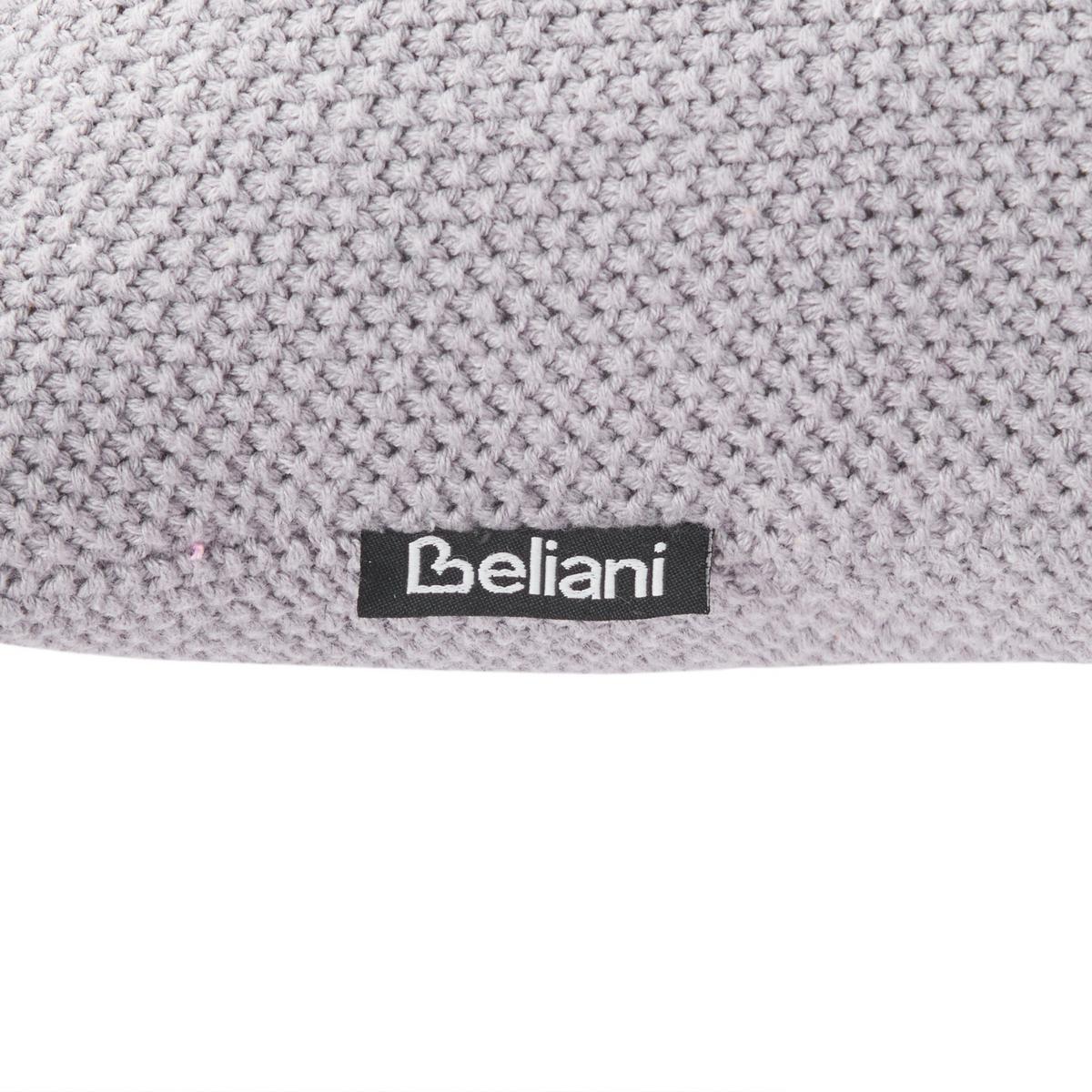 DEKOKISSEN 2er-Set Grau 35/35 cm Shadoor - Schwarz/Grau, Naturmaterialien (35/35cm) - Beliani