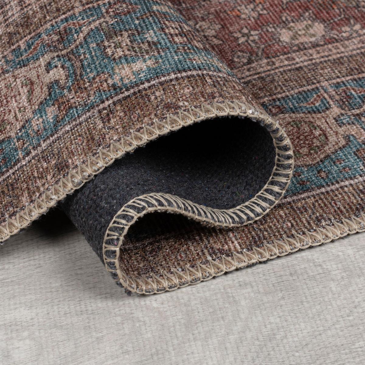 TEPPICH Waschbar HURST, orientalisch, Rot, 115 x 170 cm - Rot, Textil (170/115cm) - KADIMA DESIGN
