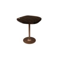 BEISTELLTISCH DARI Braun Glas - Braun/Kupferfarben, Glas/Metall (42/53/50cm) - KAWOLA