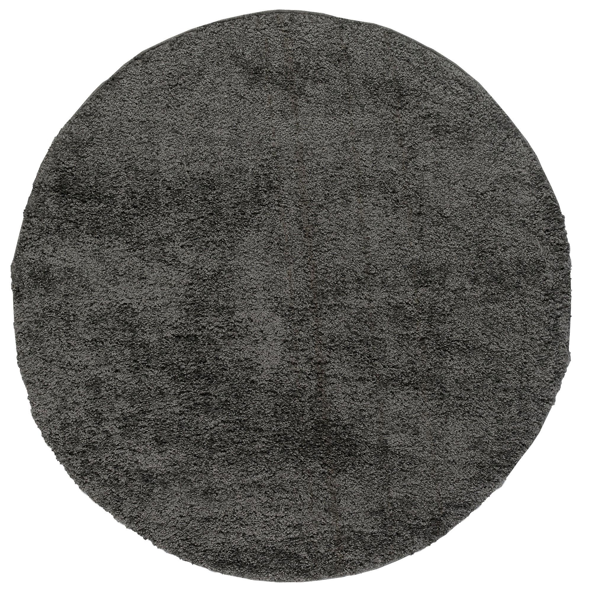 HOCHFLOR LANGFLOR TEPPICH ALOHA RUND - Anthrazit, Textil (150/150cm) - Pergamon
