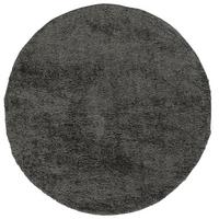 HOCHFLOR LANGFLOR TEPPICH ALOHA RUND - Anthrazit, Textil (200/200cm) - Pergamon