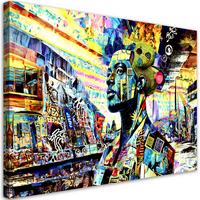 KUNSTDRUCK Lila 120/80 cm - Lila, Textil (120/80cm) - KUNSTLOFT