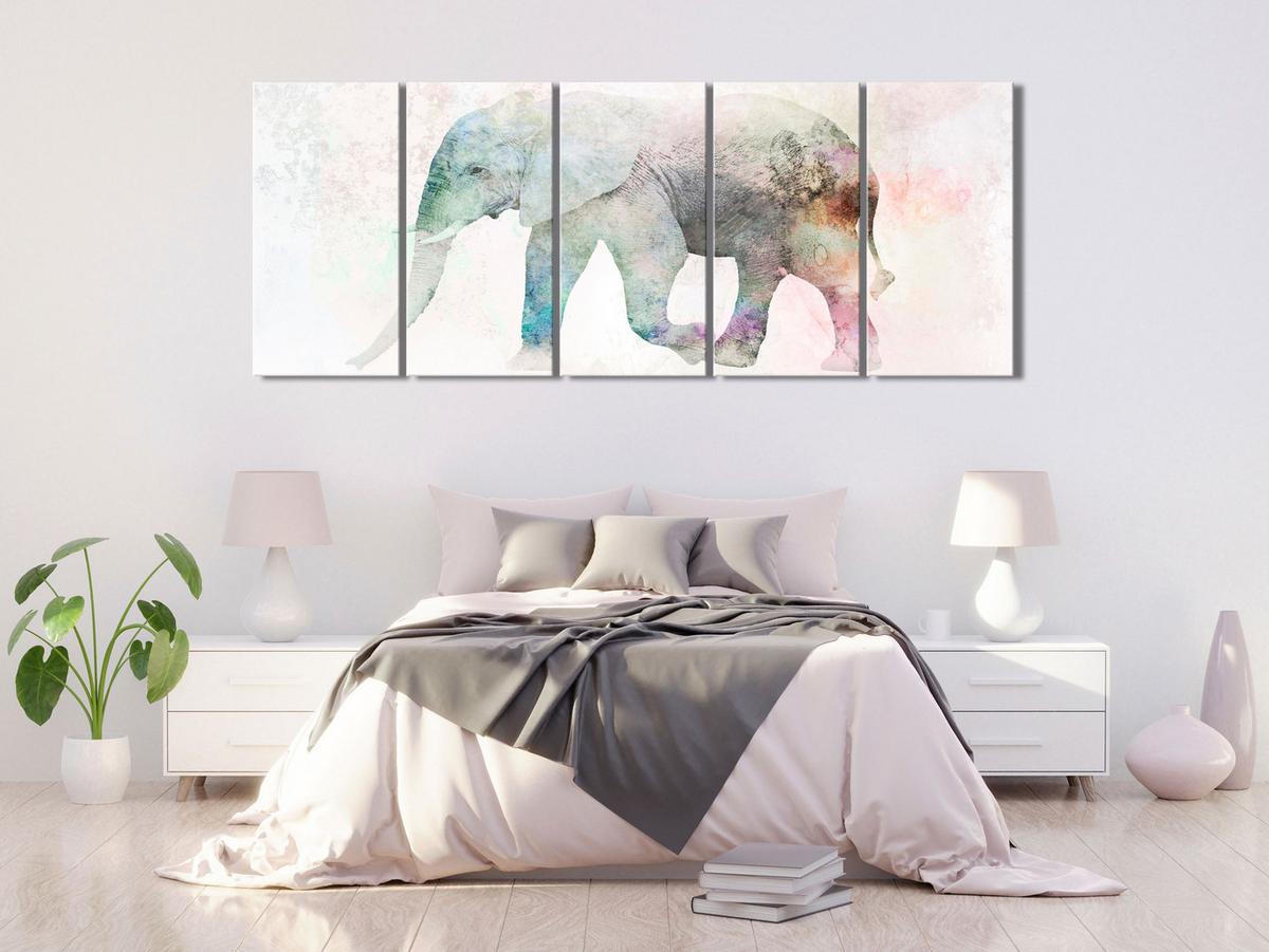 KUNSTDRUCK Bunt 100/40 cm - Multicolor, Textil (100/40cm) - KUNSTLOFT