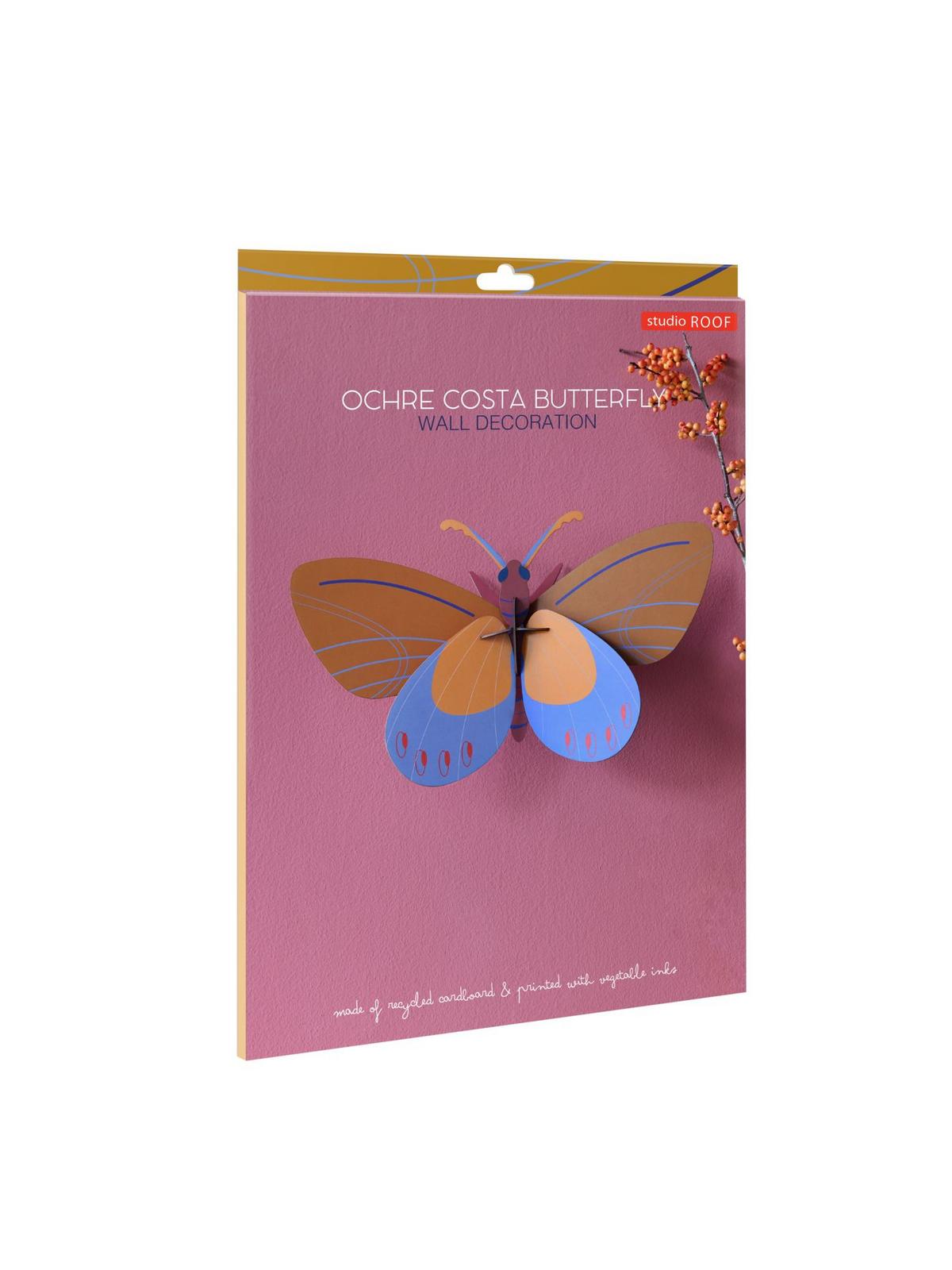 WANDDEKO Azur-Monarch 10/20.5 cm - Multicolor, Wellpappe (10/20.5/34cm) - Studio Roof