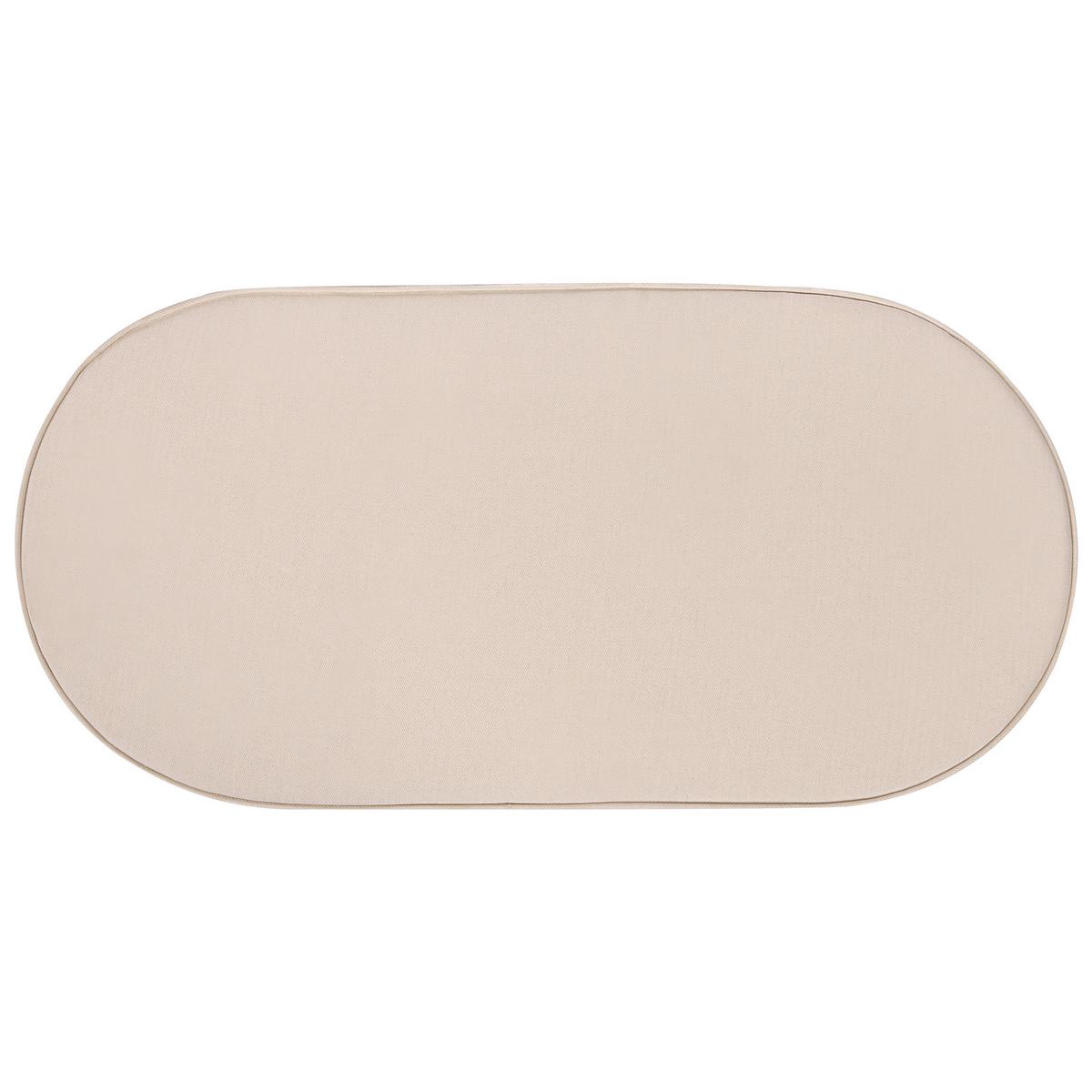 GARTENSOFA 2-Sitzer Naturfarben Maiori - Beige/Naturfarben, Naturmaterialien (180/88/110cm) - Beliani