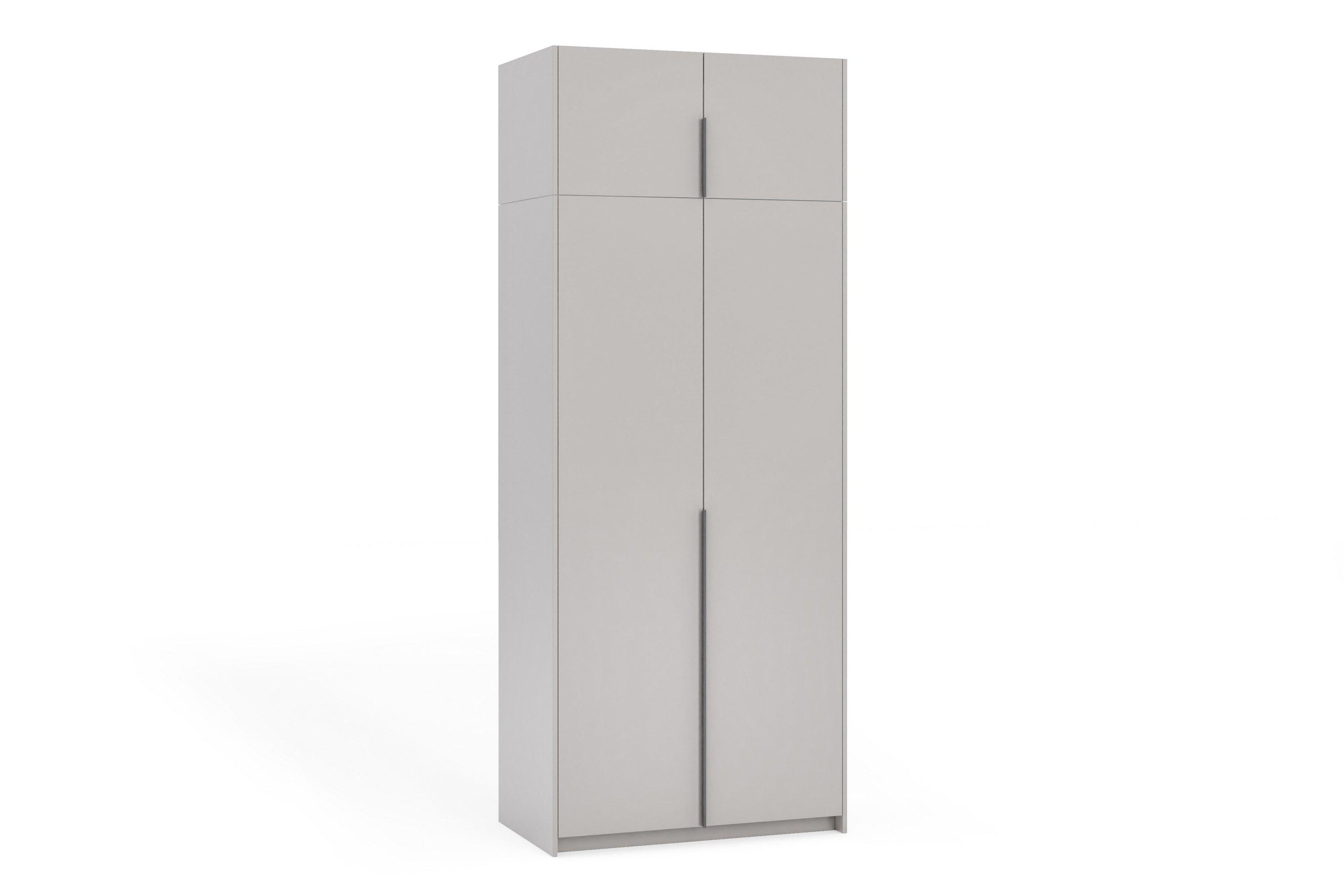 DREHTÜRENSCHRANK AMARA 100/250/58cm 2-türig Kaschmir - Kaschmir, Holzwerkstoff (100/250/58cm) - MASSENO